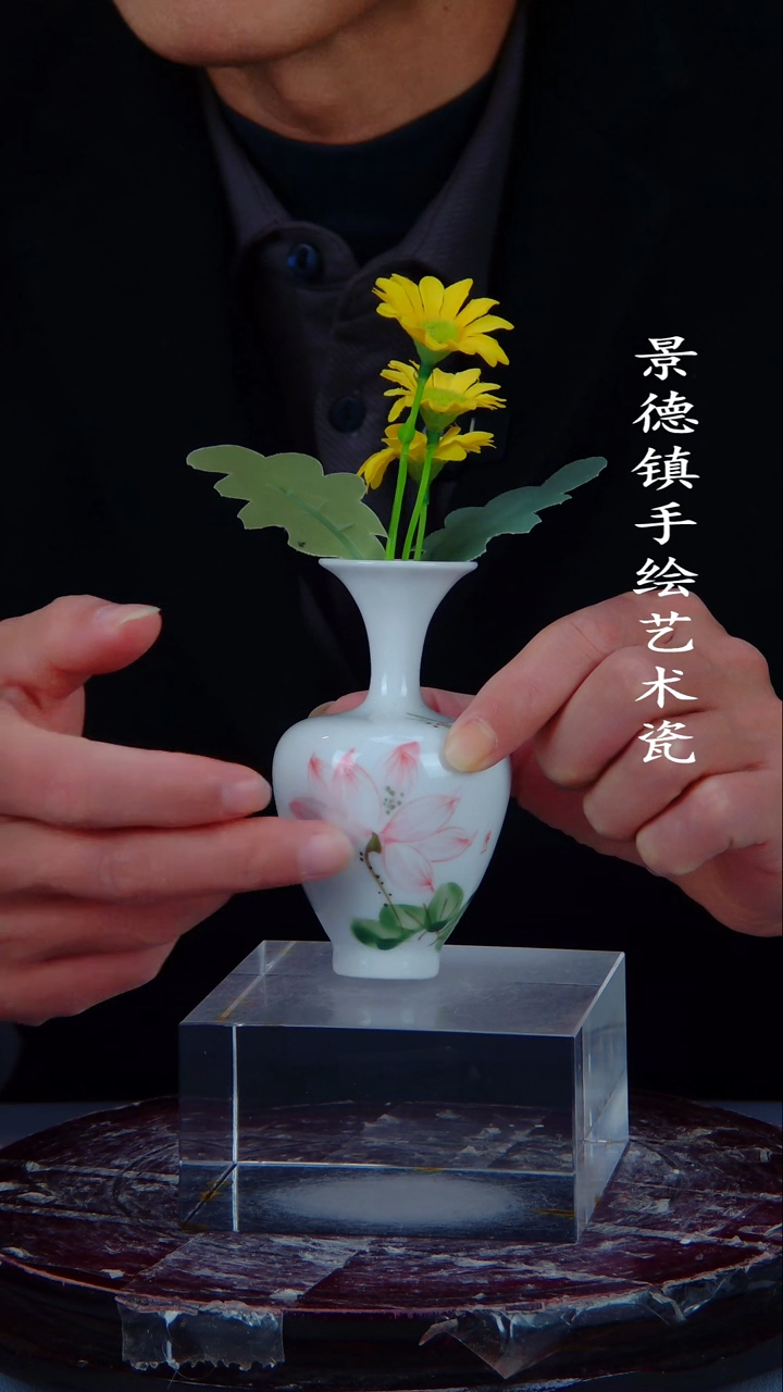 摆件陶瓷景德镇手工手绘陶瓷摆件3