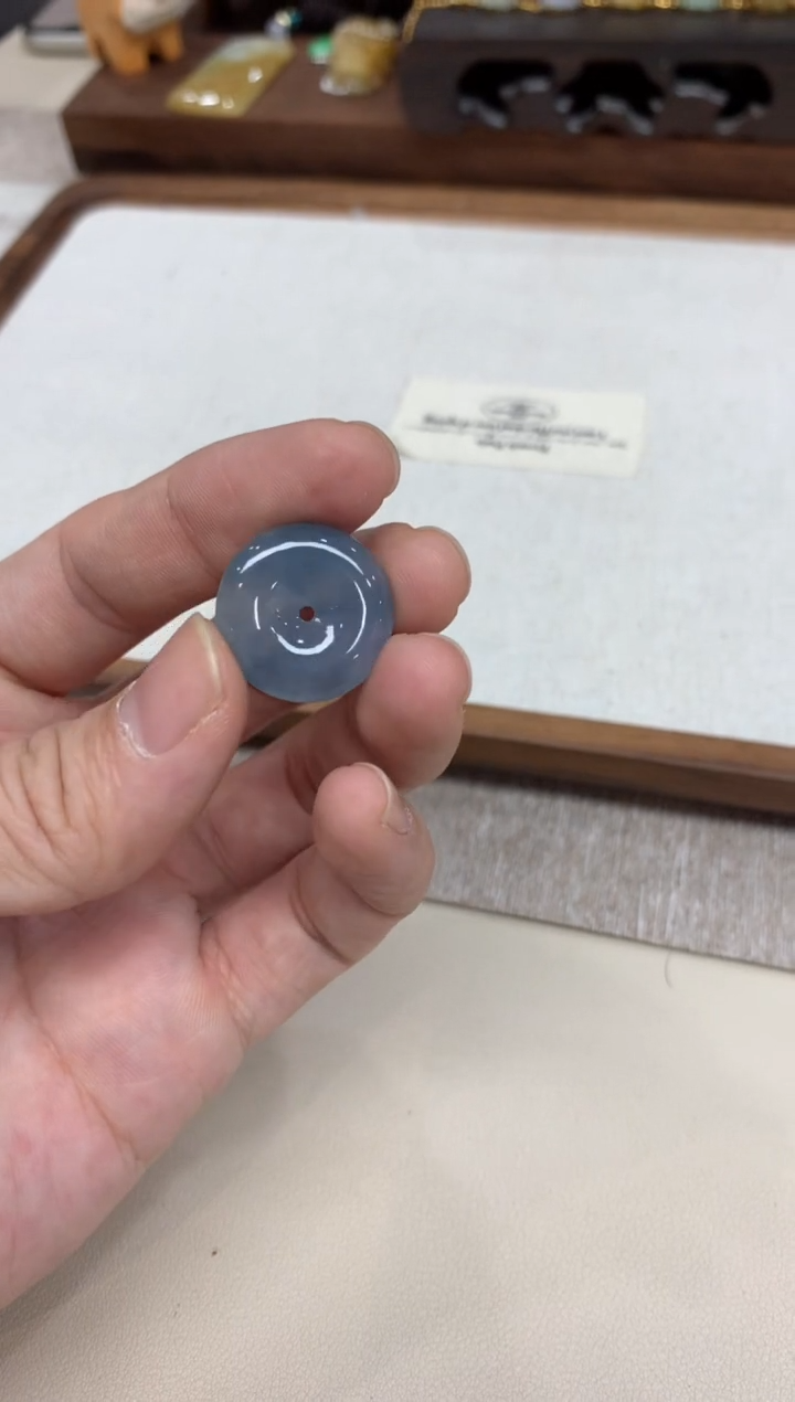 【闪购商品】翡翠颈饰未镶嵌平安扣