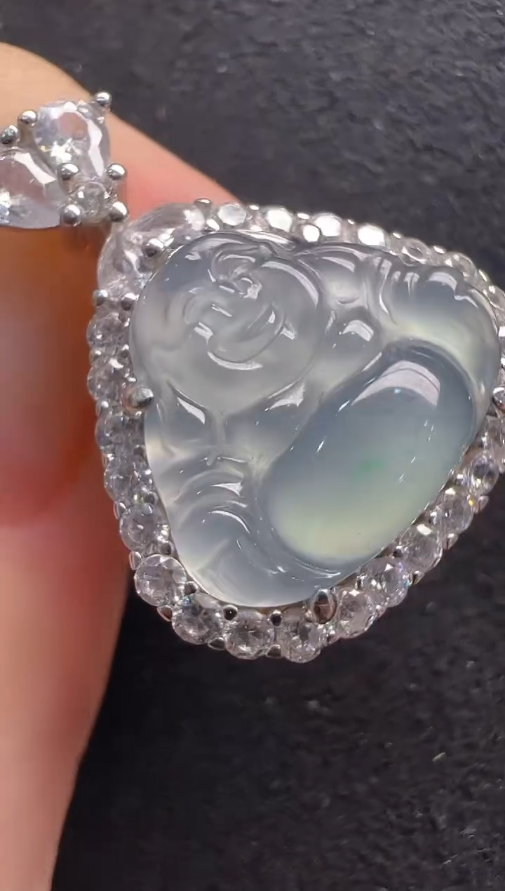 【闪购商品】翡翠吊坠(不含链)银S925镶嵌多样性发货拍一发一