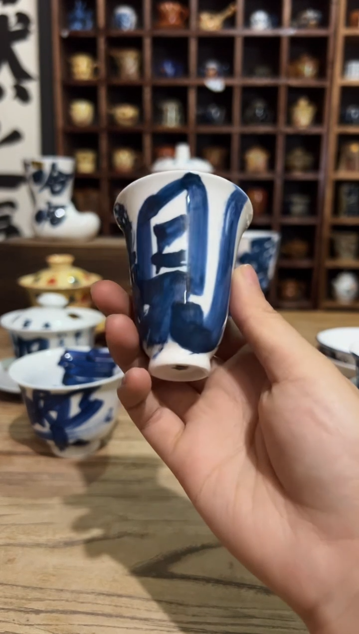 【闪购商品】观云听雨原创手绘茶具