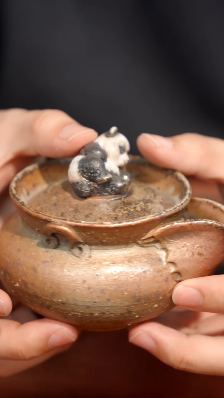 陶瓷奢瓷/瑞寅柴烧茶器（宝瓶）1097