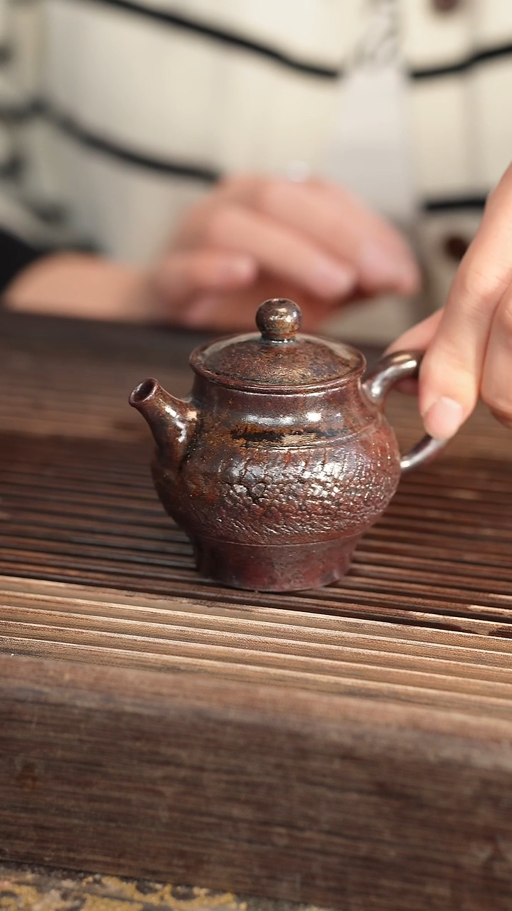 茶壶紫砂原矿手工制作100cc
