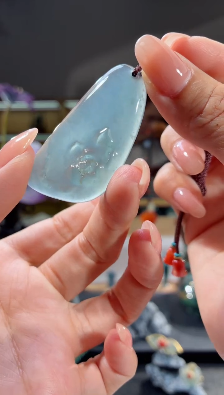 吊坠(不含链)未镶嵌翡翠花牌