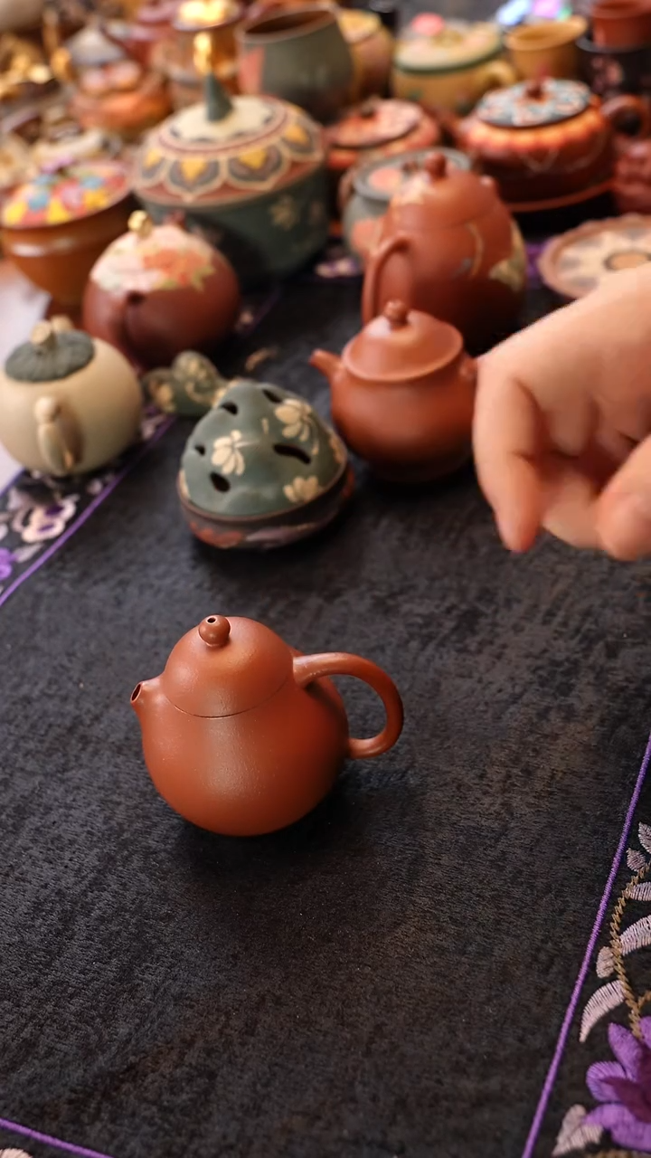 茶壶紫砂朱泥小梨