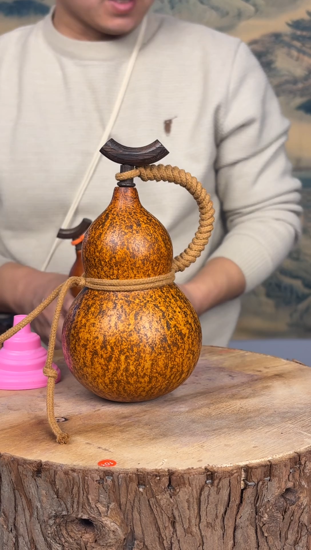 天然大漆酒葫芦 可装热水 一物一拍