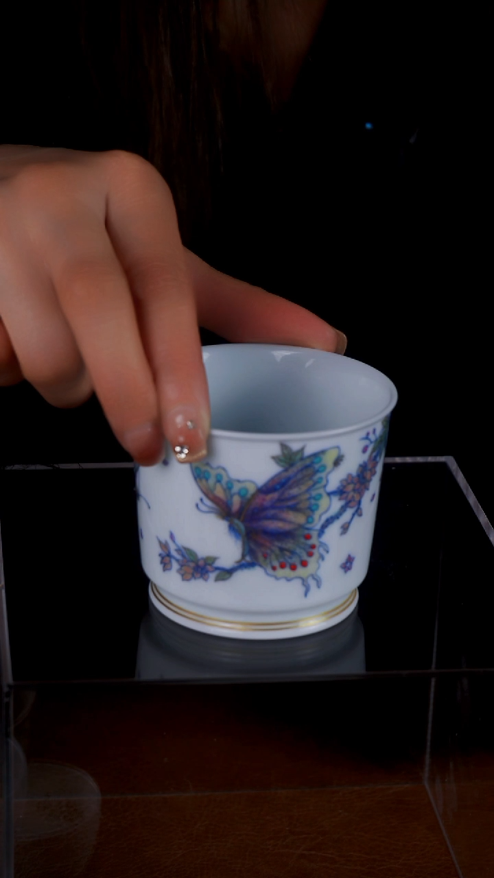 【闪购商品】杯手工手绘精品陶瓷摆件