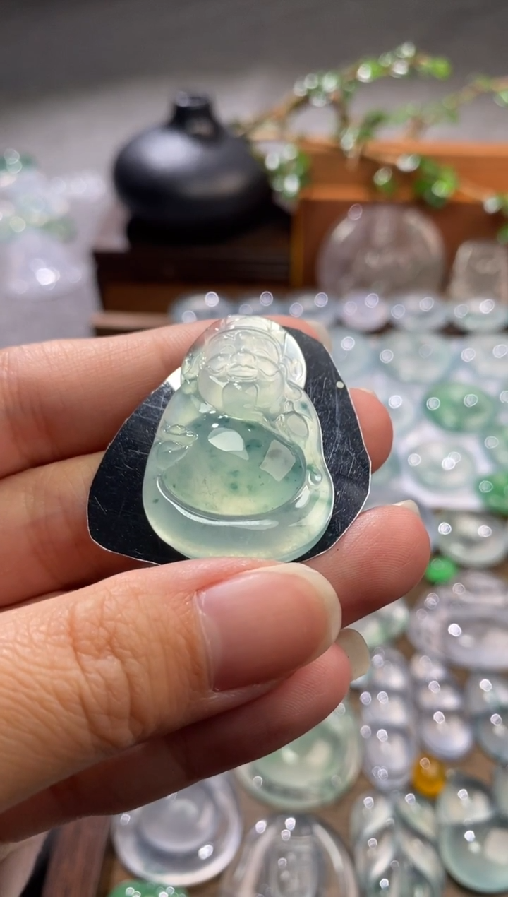 吊坠(不含链)未镶嵌翡翠财神爷