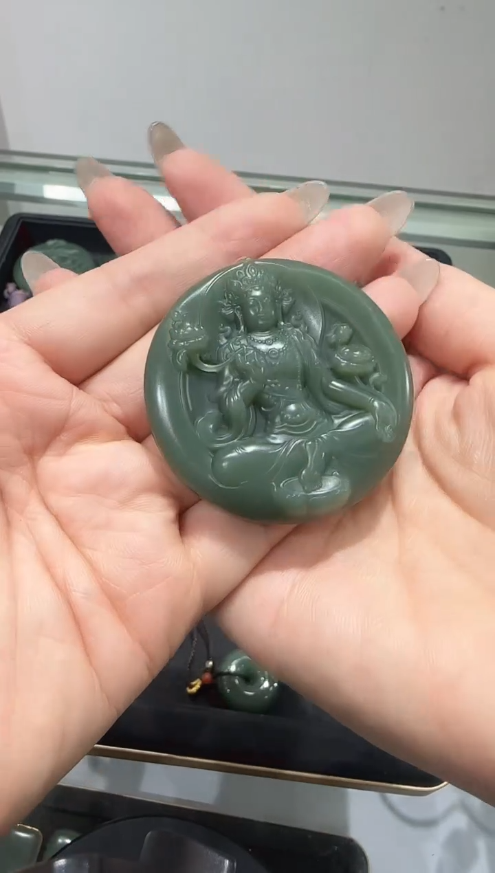 【闪购商品】和田玉吊坠/多样性发未镶嵌R476