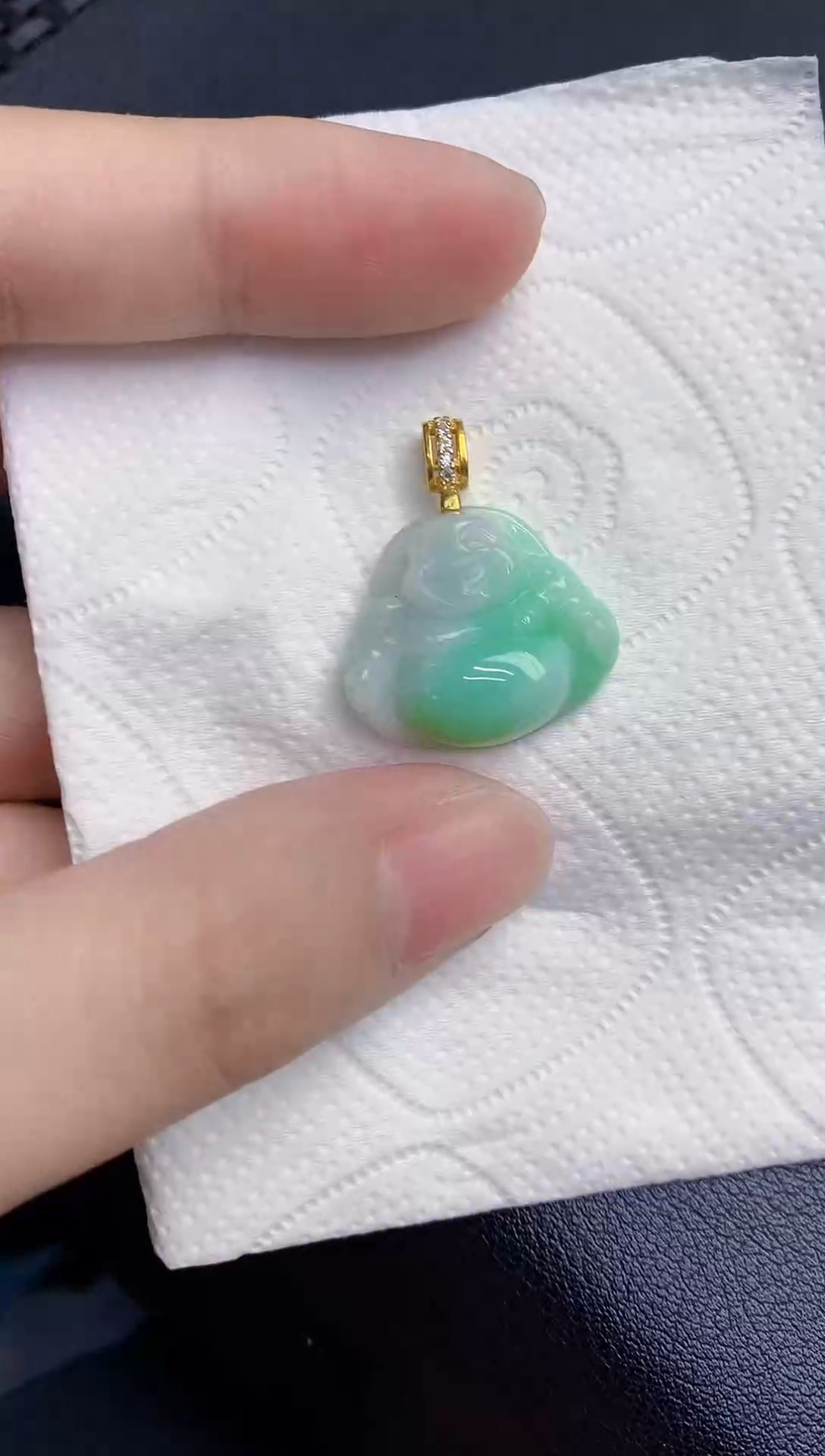 颈饰未镶嵌翡翠天然翡翠缅甸A货