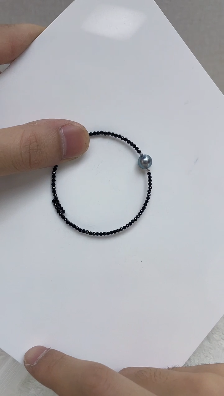 未镶嵌手镯海水珍珠  