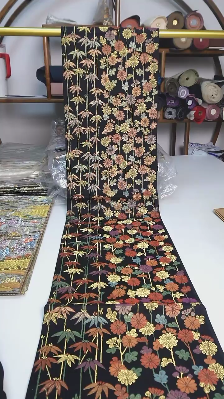 【闪购商品】织绣59西阵织六通花卉