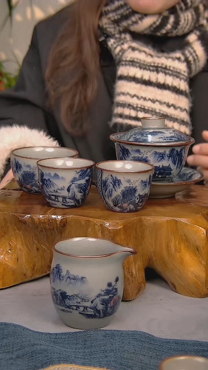 【闪购商品】简装家用款5件套 陶瓷家用茶具系列