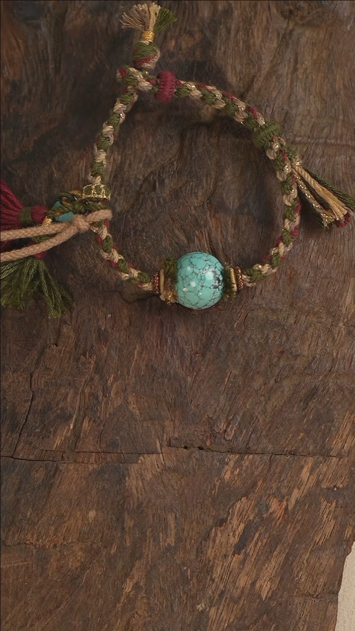 【闪购商品】绿松石手绳未镶嵌S3250-定制