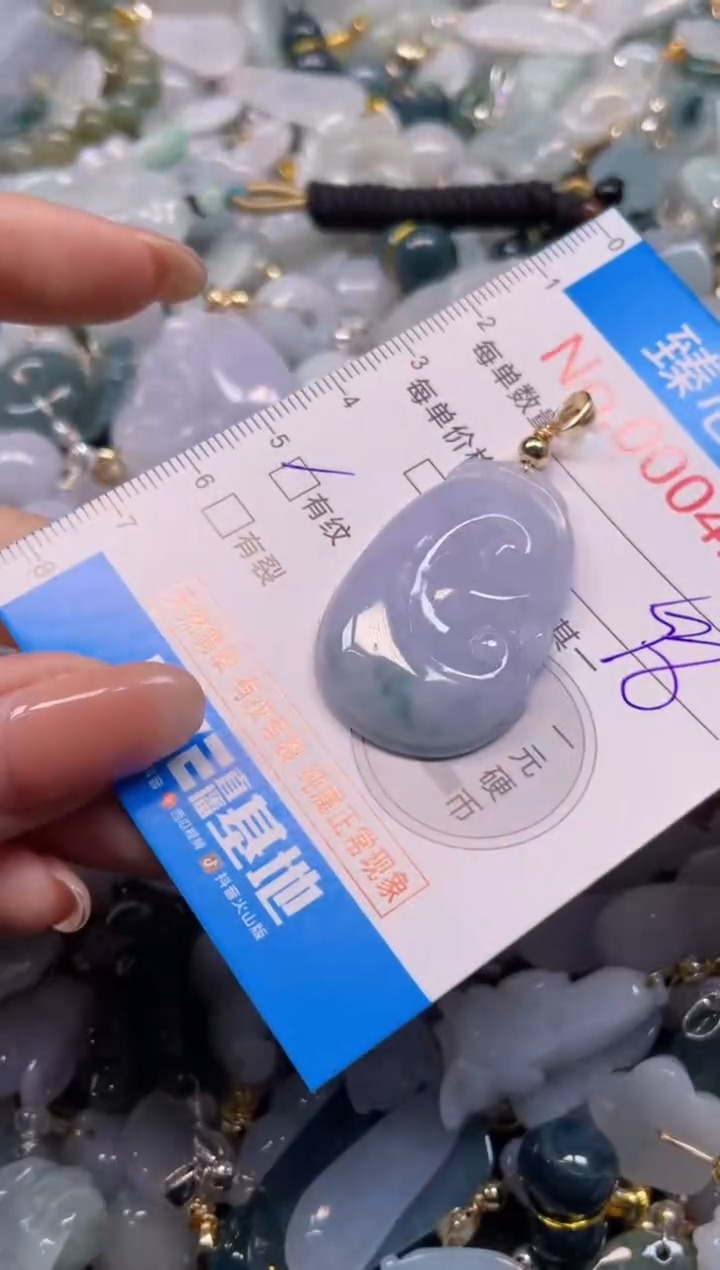 颈饰未镶嵌翡翠4593