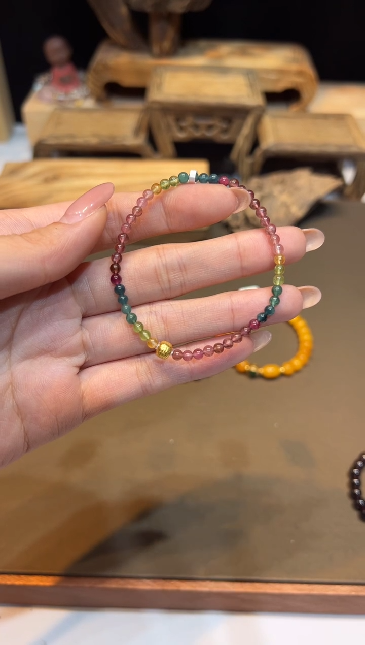 未镶嵌手链碧玺手饰@@F3722