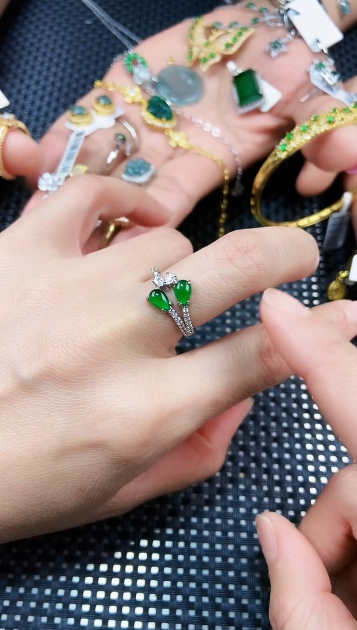 【闪购商品】翡翠戒指未镶嵌111111111