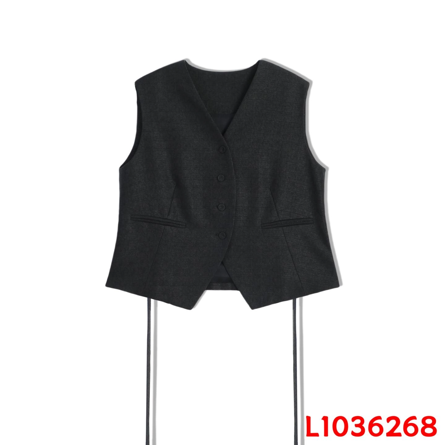 【小水专属】榨蚕丝双黑马甲1036268