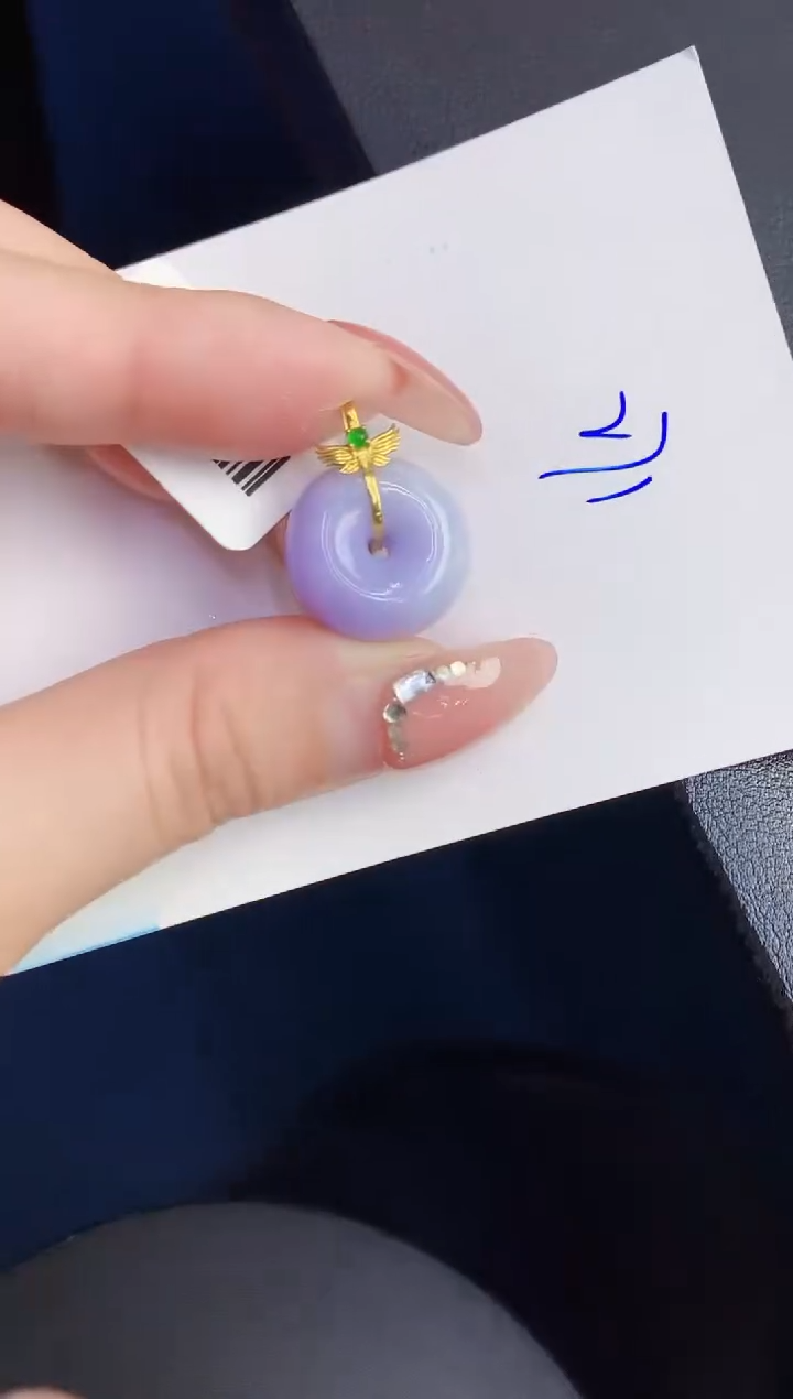 【闪购商品】翡翠颈饰18K金镶嵌000000000000