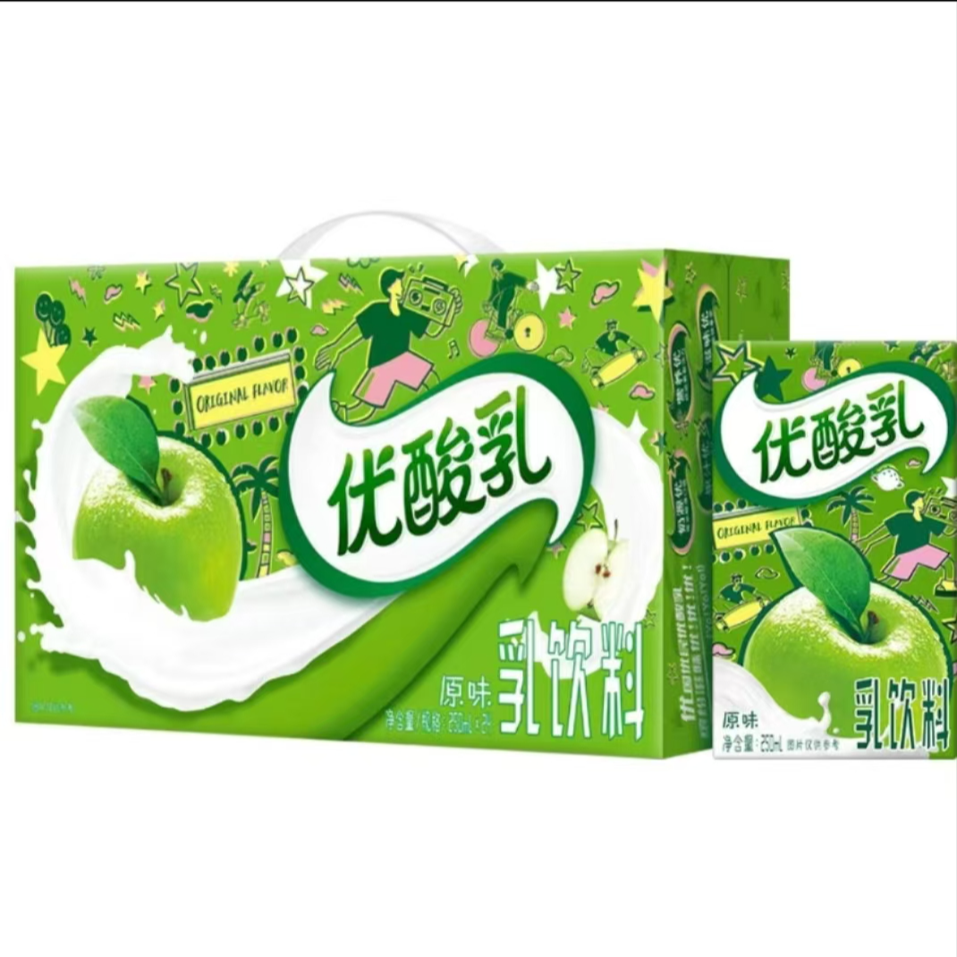 伊利优酸乳原味 250ml*24 （12月产）