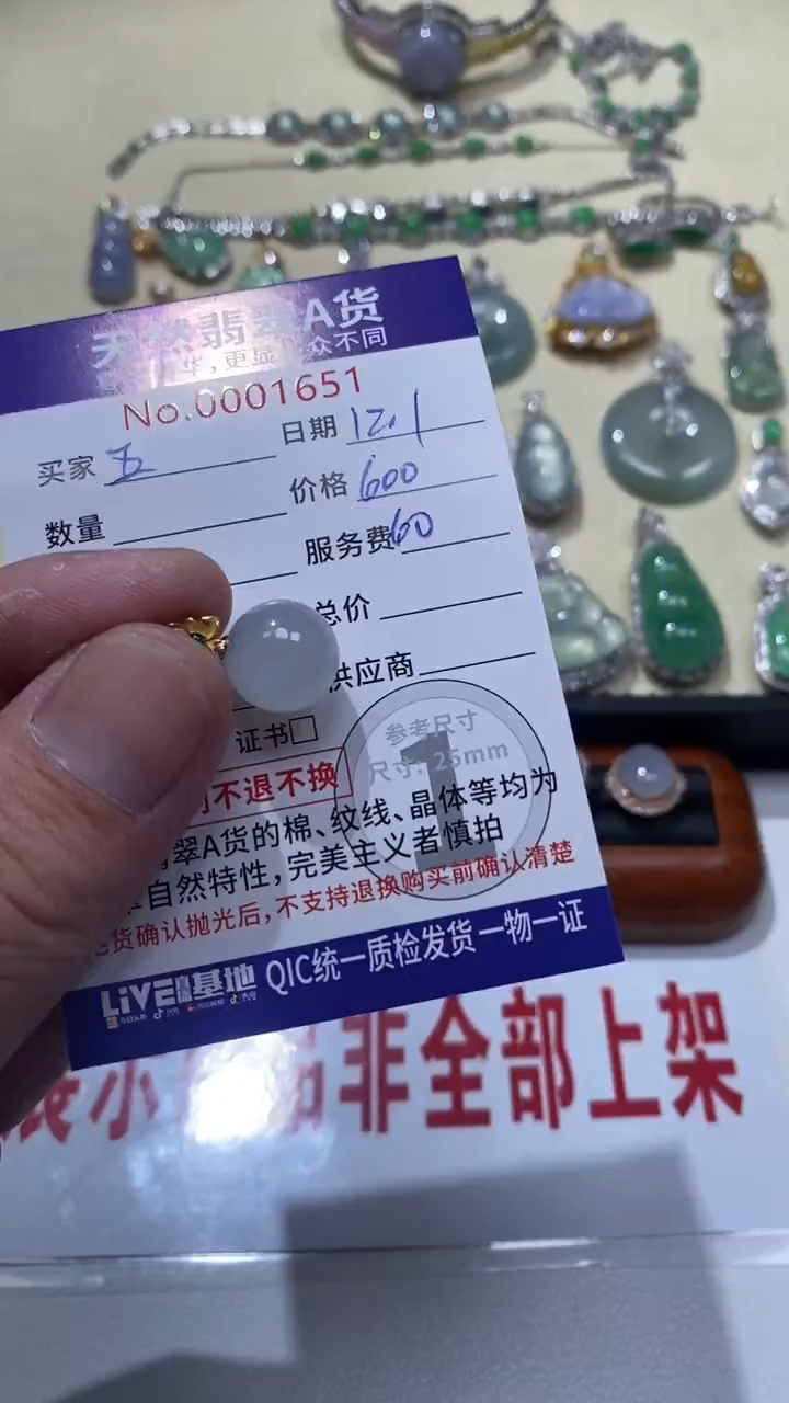 吊坠(不含链)未镶嵌翡翠1