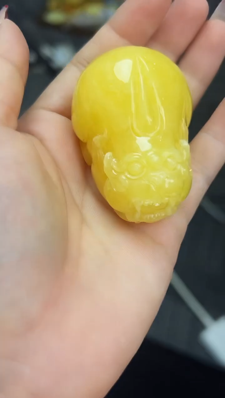 未镶嵌琥珀裸石蜜蜡吊坠