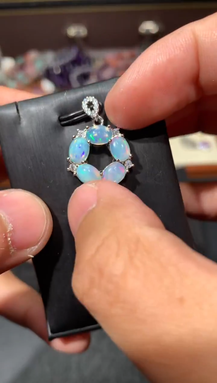 未镶嵌欧泊颈饰K38【多样性发其一】