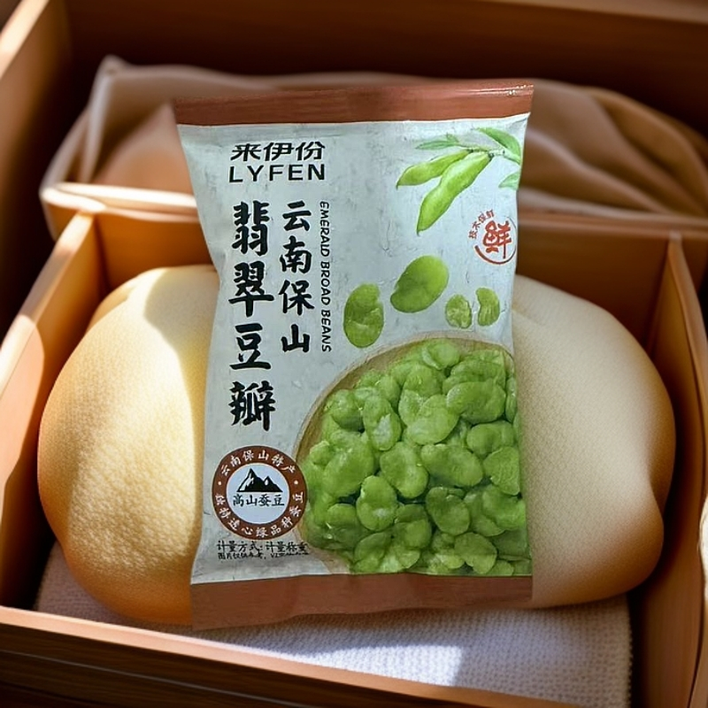 来伊份云南保山翡翠豆瓣2小包 约44g