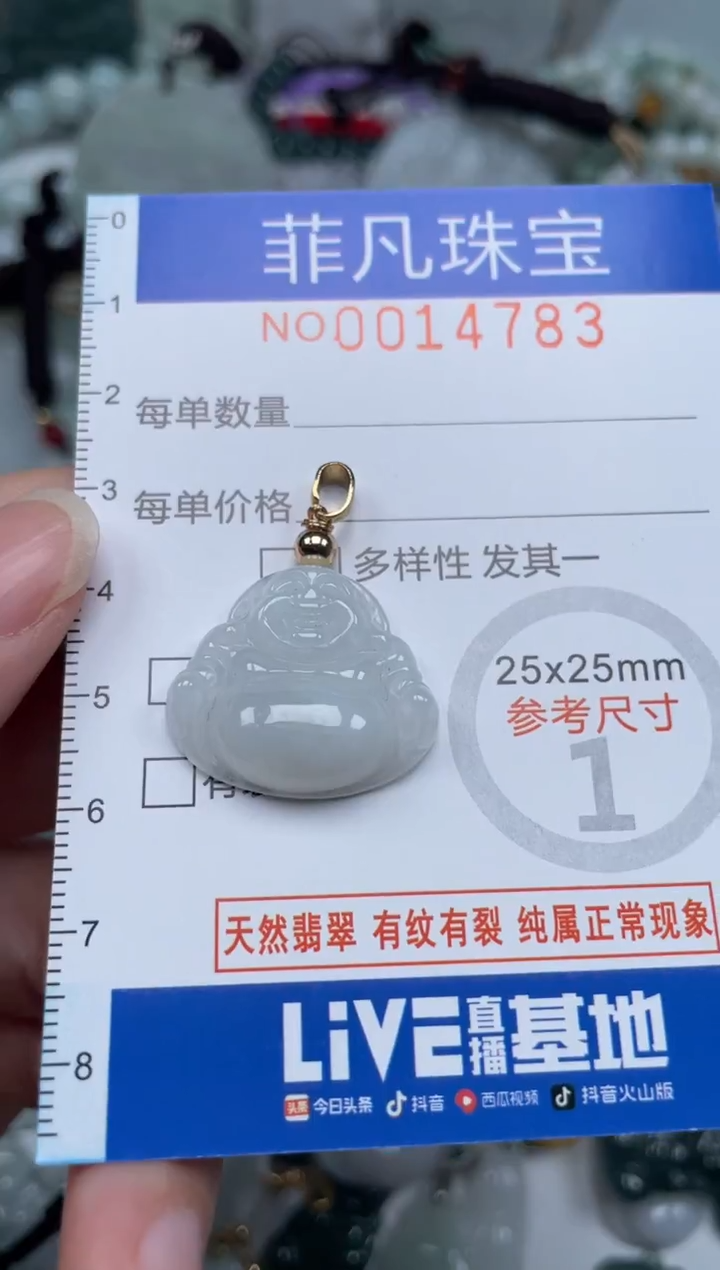 颈饰未镶嵌翡翠14783