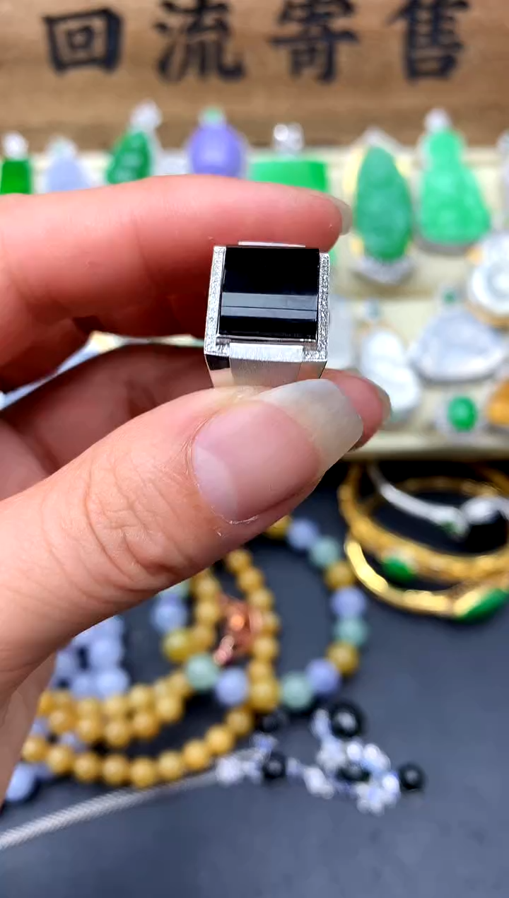 【闪购商品】翡翠戒指18K金镶嵌216-中国好珍宝