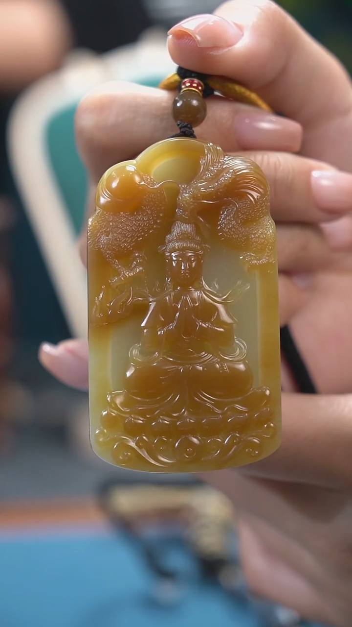 【闪购商品】和田玉吊坠(不含链)未镶嵌观音