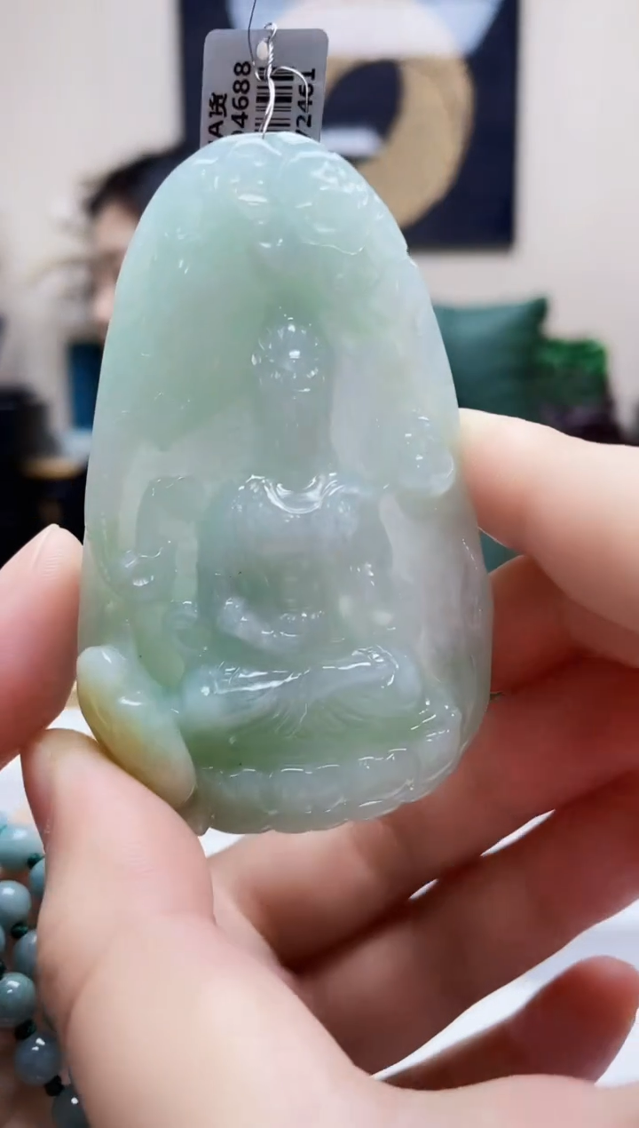 未镶嵌定制翡翠吊坠16