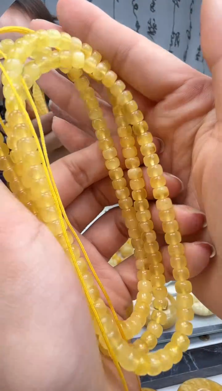 【闪购商品】琥珀裸石未镶嵌项链2