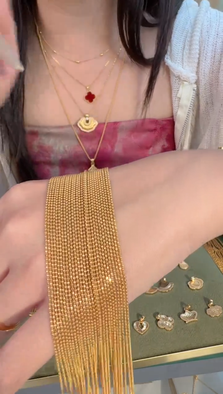 50cm固定不可调节切面珠珠链1.92g（多样性发货）