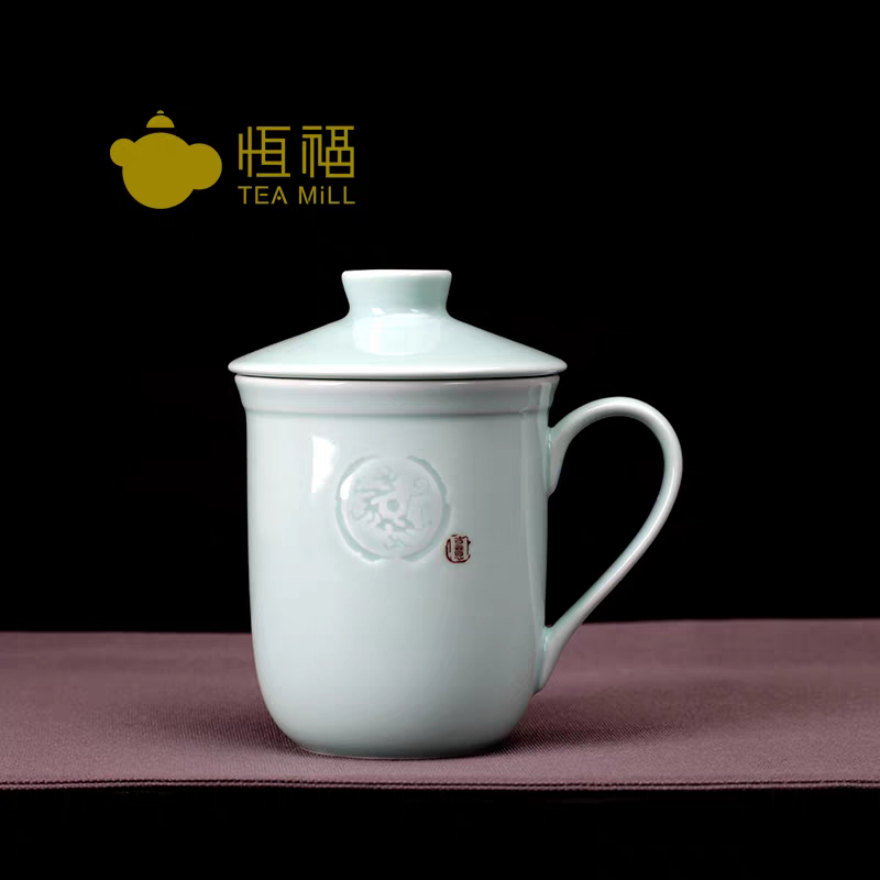 恒福越窑古意个人杯（恒福中国茶具知名品牌）