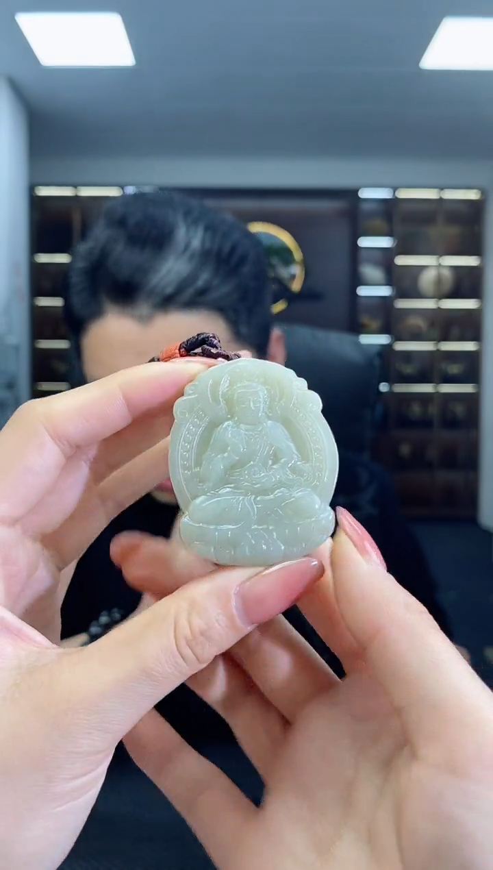 【闪购商品】和田玉颈饰未镶嵌观音清货2
