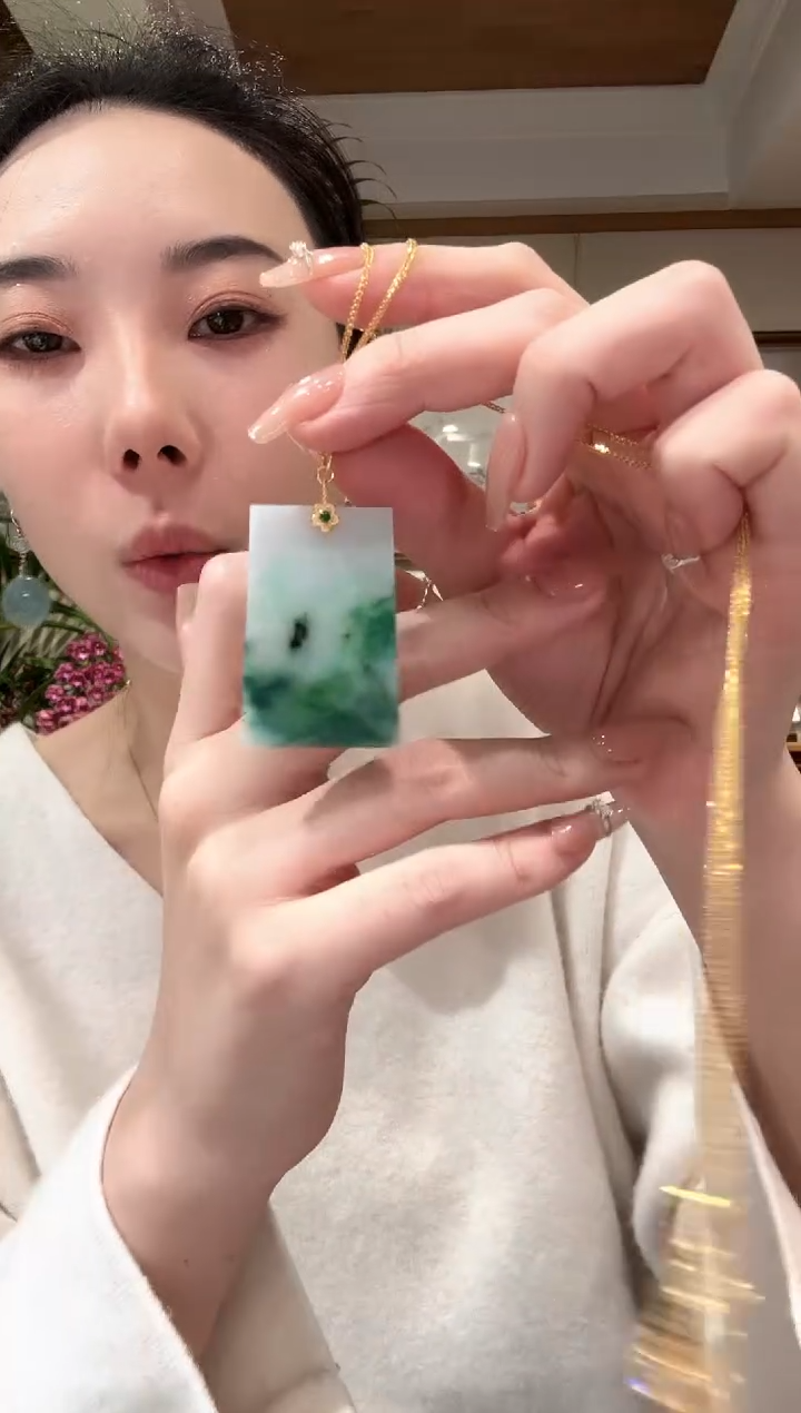 【闪购商品】翡翠颈饰未镶嵌国风