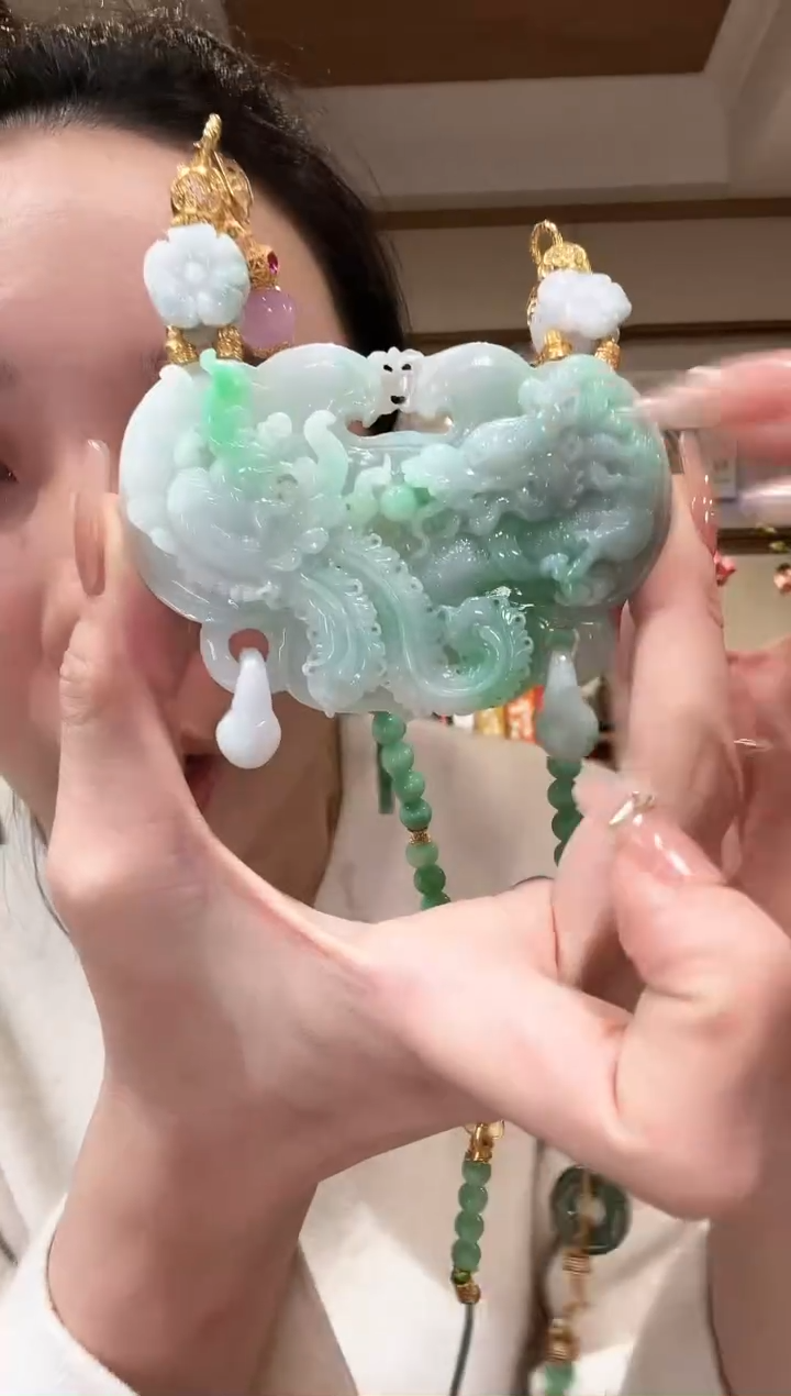 【闪购商品】翡翠颈饰未镶嵌国风