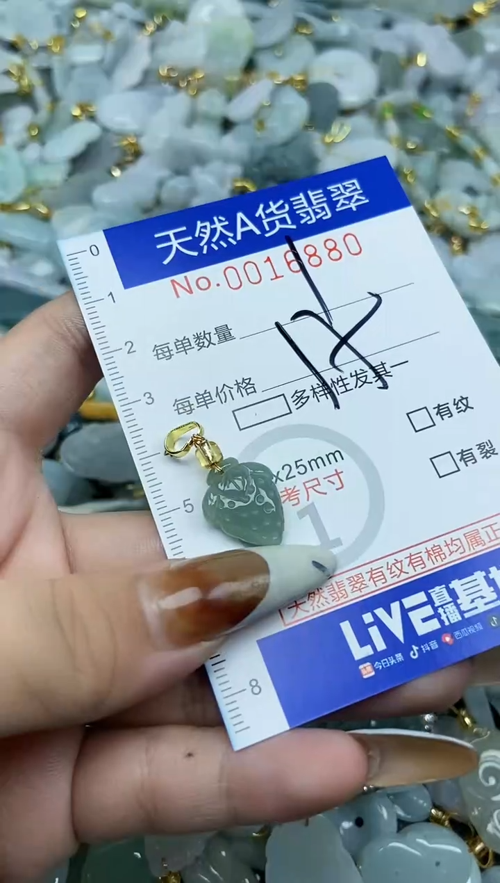 【闪购商品】翡翠颈饰未镶嵌天然A货翡翠