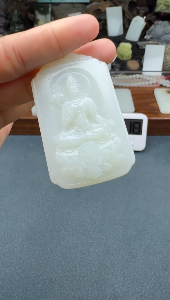 【闪购商品】和田玉颈饰未镶嵌开心