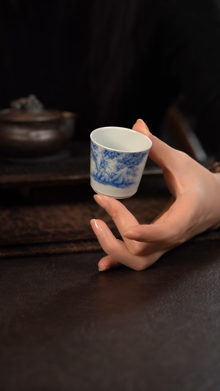 【闪购商品】杯聚澜堂灵石竹子小竹节杯