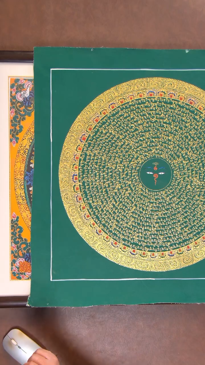 卷轴画梦*装裱绿度文文