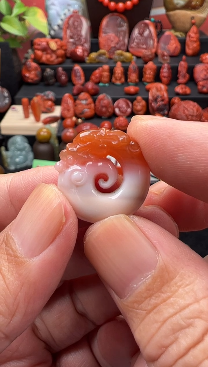 未镶嵌吊坠南红玛瑙灵**猫吊坠