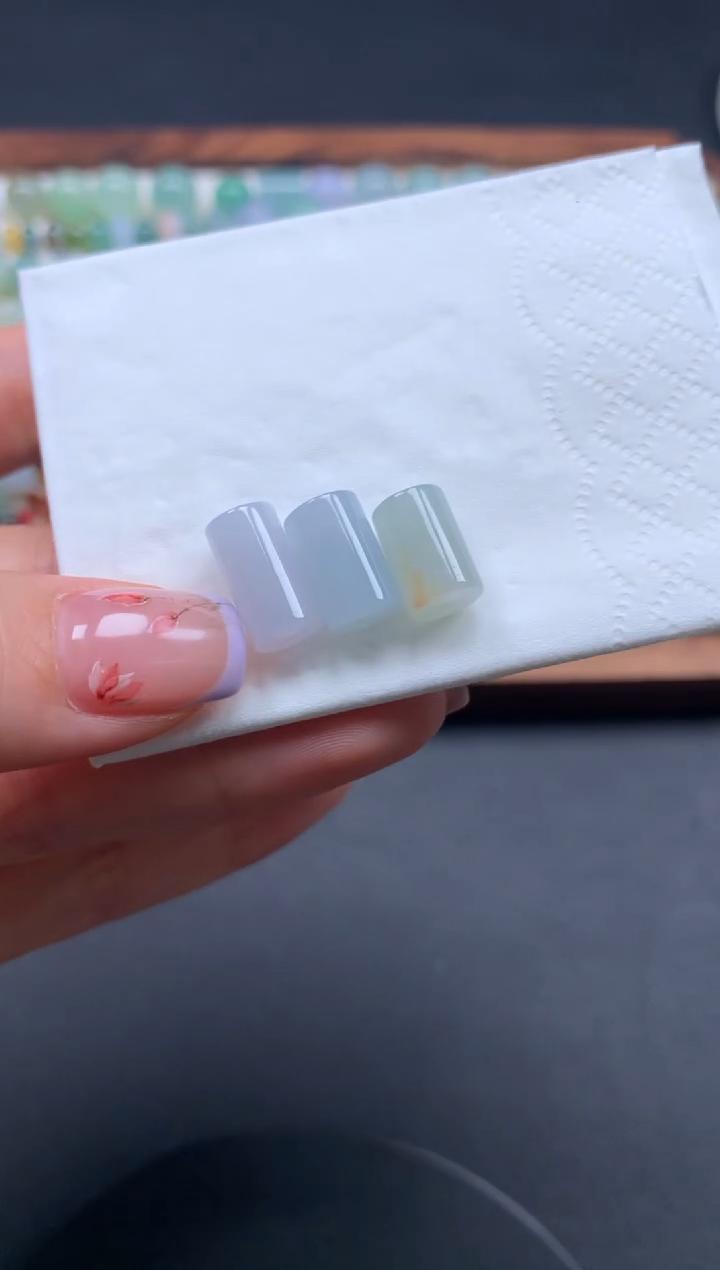 翡翠散珠天然翡翠D2091