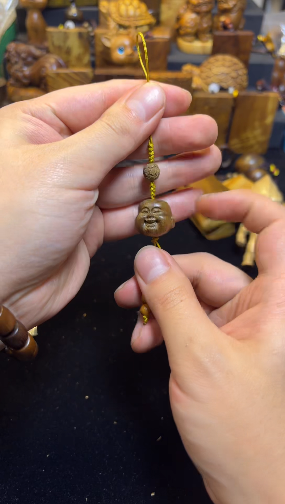 【闪购商品】楠木（金丝楠）其他佛头挂件49