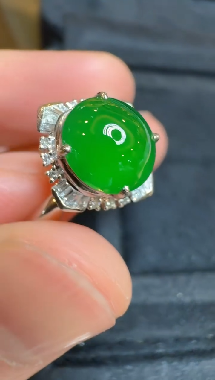 【闪购商品】翡翠戒指18K金镶嵌多样性团购发一件