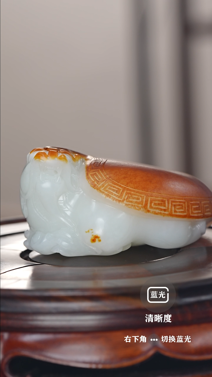 【闪购商品】和田玉把件未镶嵌龙龟