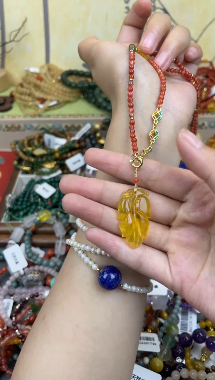 项链玛瑙未镶嵌334