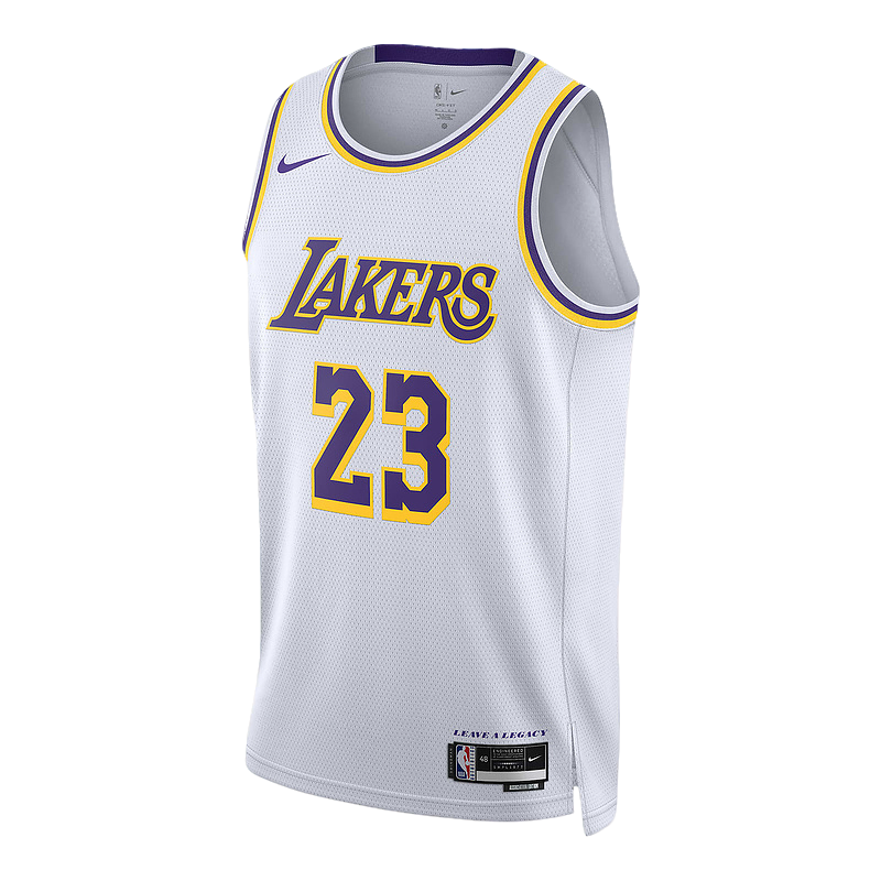 NIKE/耐克【官方正品】NBA洛杉矶湖人队詹姆斯速干球衣DN2081-103