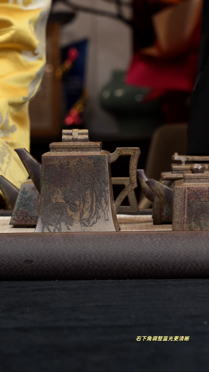 【闪购商品】紫砂茶壶【k054】琴棋书画套组