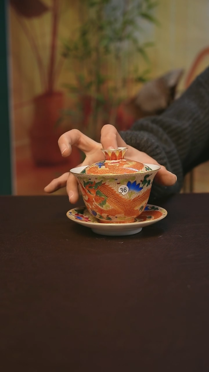 【闪购商品】景德镇陶瓷杯碗柴烧多人